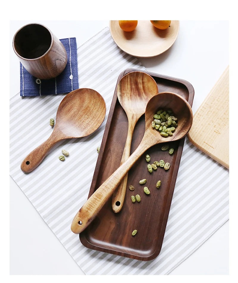 Natural Wood Kitchen Utensils